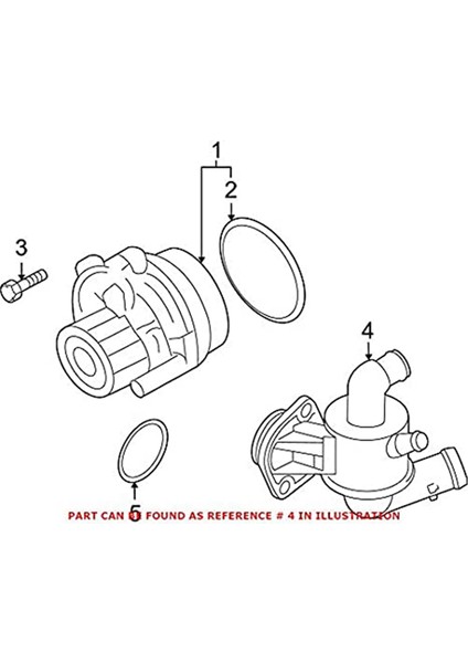 Termostat Muhafaza Soğutma Sistemi Outlet Boru Muhafazası Termostat Montajı 03L121111AC Skoda Audi A3/s3 Passat cc (Yurt Dışından) fırsatları