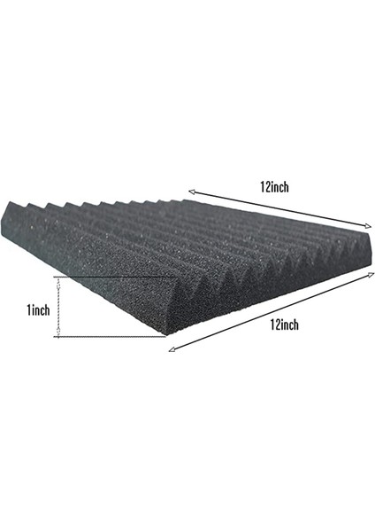 12 Paket, Duvar Akustik Paneller, 12 Inç x 12 Inç x 1inch Kokusuz ve Hızlı Kurtarma Sesi Ölümcül Duvar Panelleri (Siyah) (Yurt Dışından) modelleri