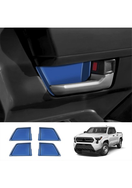 Araba Iç Kapı Kolu Kase Kapak Toyota Için Toyota Tacoma 2024 Araç Iç Aksesuarları Mavi (Yurt Dışından) fiyatları