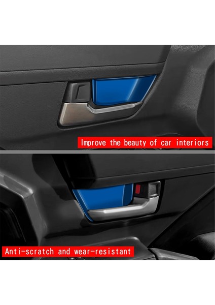 Araba Iç Kapı Kolu Kase Kapak Toyota Için Toyota Tacoma 2024 Araç Iç Aksesuarları Mavi (Yurt Dışından) fırsatları