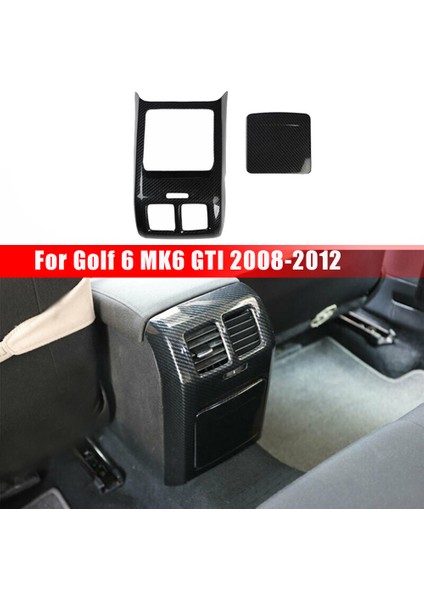 Karbon Fiber Arka Hava Çıkış Havalandırma Trim Koruma Kapağı Golf Için Anti-Hick Panel 6 MK6-2008-2012 (Yurt Dışından) fiyatları