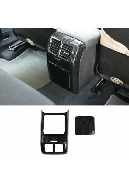 Karbon Fiber Arka Hava Çıkış Havalandırma Trim Koruma Kapağı Golf Için Anti-Hick Panel 6 MK6-2008-2012 (Yurt Dışından) modelleri