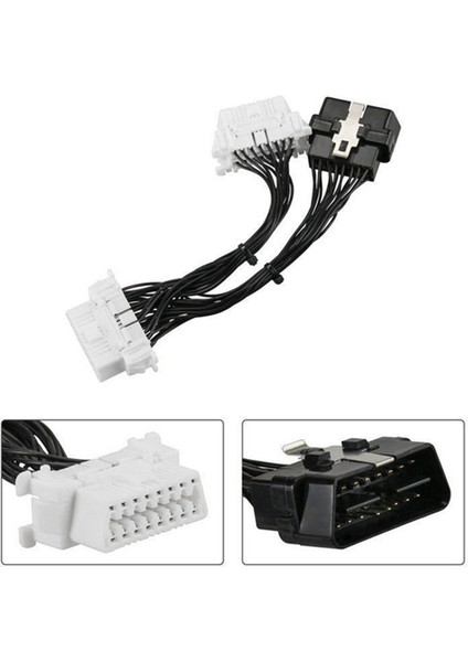 16 Pin Obd2 Obdıı Obd2 Ayrıştırıcı Uzatma Kablosu Bir Erkek Iki Kadın Kablosu Obd2 Ayrıştırıcı Uzatma Kablosu (Yurt Dışından) fırsatları