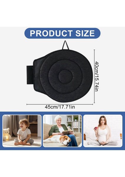 2pcs 360 ° Dönen Koltuk Yastığı, Araba Için 15.7 Inç Koltuk Yastığı, Ev Için Yaşlılar Için Döner Koltuk, Ofis Sandalyeleri Kahve Rengi (Yurt Dışından) fırsatları