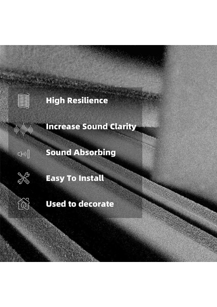 12 Paket Kendinden Yapışkan Ses Geçirmez Köpük Paneller, 12 x 12 x 2 Inç Akustik Köpük, Duvar, Ev, Stüdyo Için (Yurt Dışından) indirimleri