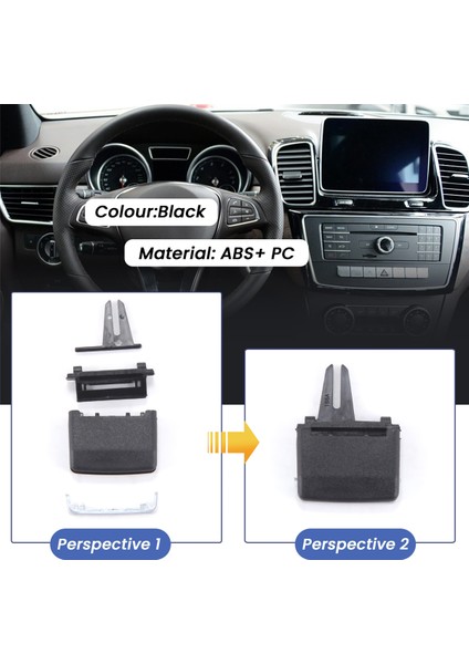 Mercedes Benz W16 ml Gl Otomatik Otomobil Ön Merkezi A/c Hava Havalandırma Çıkış Sekmesi Klipsli Onarım Kiti (Yurt Dışından) fırsatları
