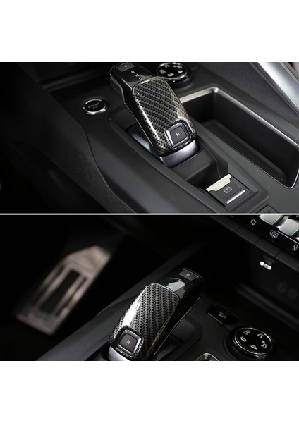 Karbon Fiber Araç Vites Değiştirme Düğüm Dişli Baş Kapak Çıkartmaları Peugeot 3008 Gt 4008 5008 2017-2019 Için Trim Çerçeve Aksesuarları (Yurt Dışından) fiyatları