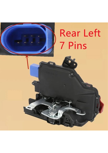 Sol Arka Kapı Kilit Bloğu Aktüatör 7L0839015A Vw Golf Gtı Mk5 Touareg Skoda Octavia Seat Altea Toledo 1TD-839-015-A (Yurt Dışından) fırsatları