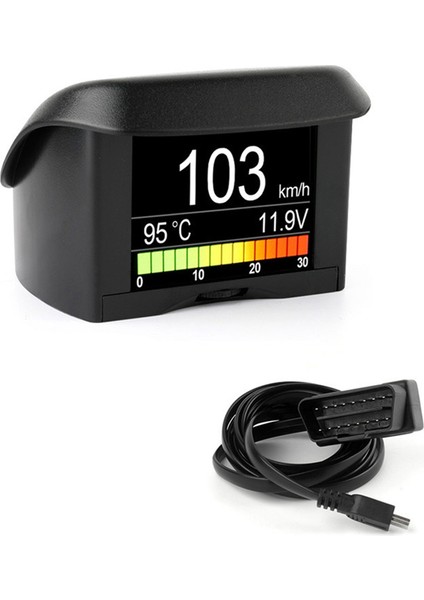Araba Dijital Hız Götüre A202 Obd2 Araç Bilgisayar Araç Ekran Aleti Obd2 Başlık Ekran Gezi Ekran Hızı (Yurt Dışından)