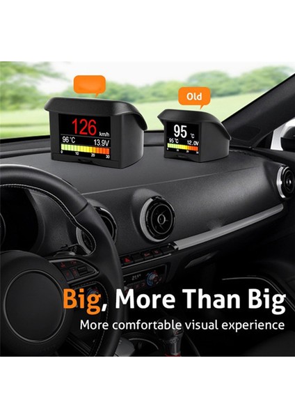 Araba Dijital Hız Götüre A202 Obd2 Araç Bilgisayar Araç Ekran Aleti Obd2 Başlık Ekran Gezi Ekran Hızı (Yurt Dışından) fiyatları