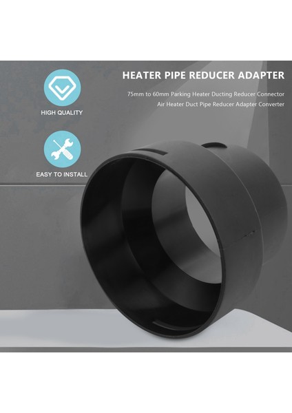 75MM Ila 60MM Park Isıtıcı Kanalları Redüktör Konnektörü Hava Isıtıcı Kanalı Borusu Azaltıcı Adaptör Adaptör Dönüştürücü Eberspacher Için (Yurt Dışından) modelleri