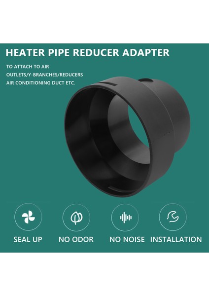 75MM Ila 60MM Park Isıtıcı Kanalları Redüktör Konnektörü Hava Isıtıcı Kanalı Borusu Azaltıcı Adaptör Adaptör Dönüştürücü Eberspacher Için (Yurt Dışından) fırsatları