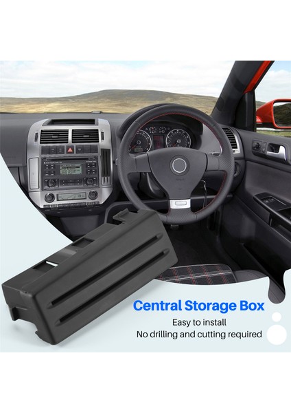 -Polo 9n 2005 - 2010 Için Lhd Siyah Kart Tutucu Yuva Yuvası Para Yuvası Merkezi Depolama Kutusu 6Q1858373 (Yurt Dışından) indirimleri