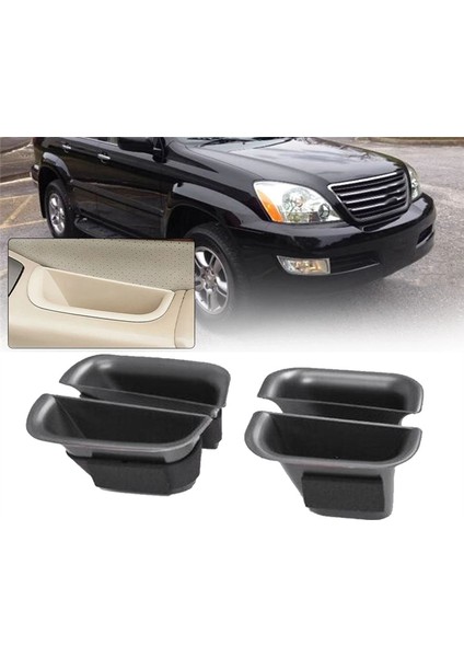 1set Araba Iç Kapı Tutucu Toyota Prado Lexus GX470 2004-2009 Tortıcı Düzenleyece Kontey Tepisi A (Yurt Dışından) modelleri