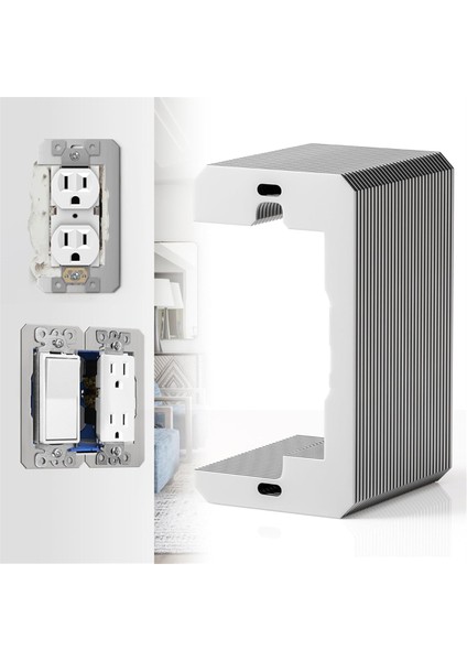 30 Adet Duvar Plakası Aralayıcı, Floş Fit Cihaz Tesviye Plakaları, Elektrik Kutusu Çıkış Aralayıcıları Şimler, Elektrik Priz Aralayıcıları (Yurt Dışından) fiyatları