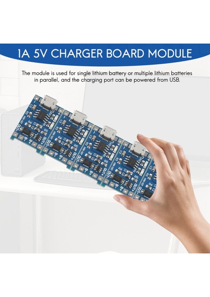 TP4056 Lityum Pil Gücü Şarj Cihazı Modülü TE420 Için 5 Pcs 1A 5V Mikro-Usb (Yurt Dışından) modelleri