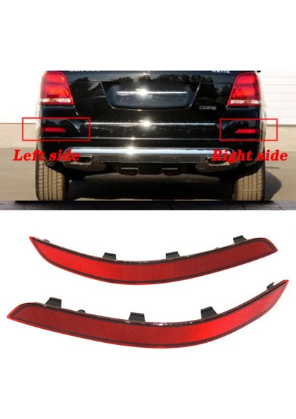 Arka Tampon Reflektör Işık Trim 2048200374 2048200474 Mercedes-Benz Glk Sınıfı GLK250 GLK300 GLK350, L+R 2pcs (Yurt Dışından) fiyatları