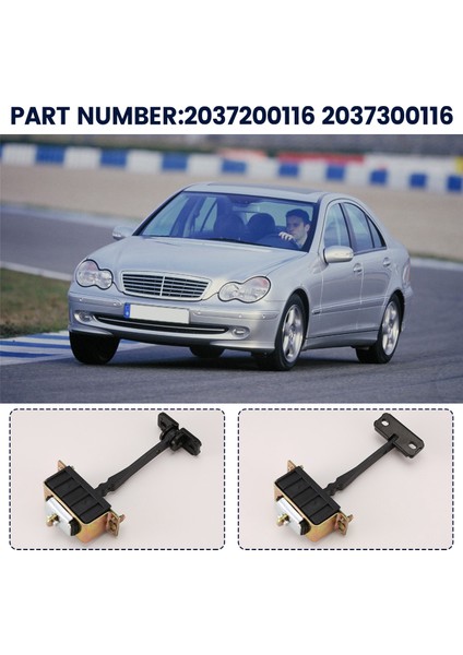 Araba Ön +Mercedes-Benz Için Arka Kapı Kontrolü C230 C240 ​​C280 C320 C350 2037200116 2037300116 (Yurt Dışından) fırsatları