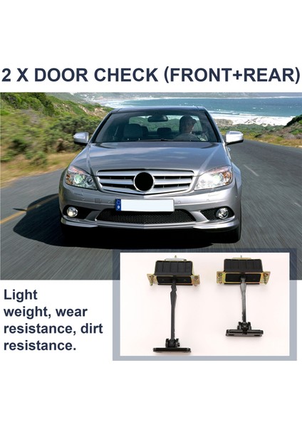 Araba Ön +Mercedes-Benz Için Arka Kapı Kontrolü C230 C240 ​​C280 C320 C350 2037200116 2037300116 (Yurt Dışından) indirimleri