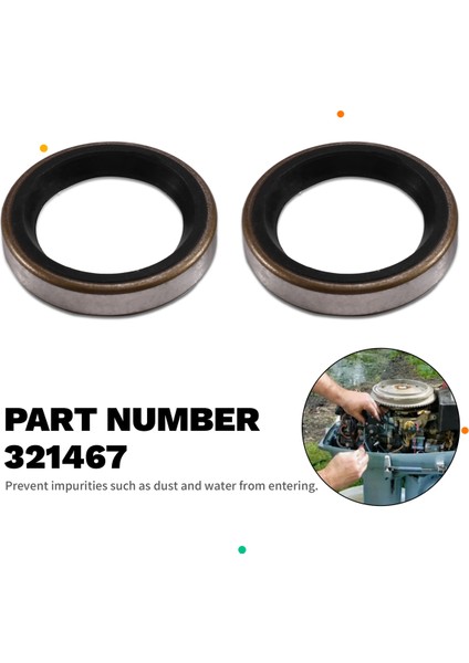2pcs Yağ Seal 321467 Johnson Evinrude 33HP 35HP 40HP 48HP 50HP 55HP 60HP Dıştan Takma 18-2060 (Yurt Dışından) indirimleri