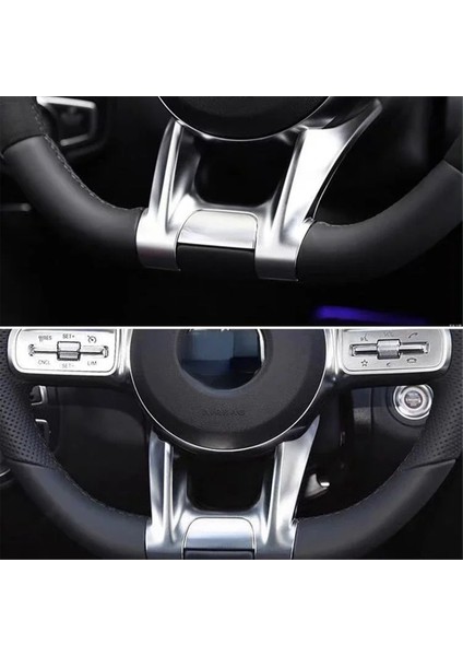 Direksiyon Simidi Mercedes Için Alt Trim Kapak Benz A B C E Sınıfı W177 W247 W213 W205 Cla Glb Amg 2019-2021 (Yurt Dışından) indirimleri