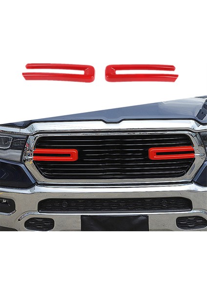 1paır Araç Ön Racıng Grılle Trım Kapak Dodge Ram 1500 2500 3500 4500 2018-2021 Merkez Örgü E Dekorasyonu (Yurt Dışından) fiyatları