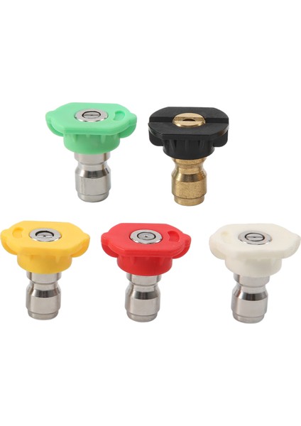 5 Adet Basınç Yıkama Sprey Nozulları 1/4 Hızlı Bağlantı Sprey Uç Seti (4.0 Gpm) Çoklu Derece (Yurt Dışından) fırsatları