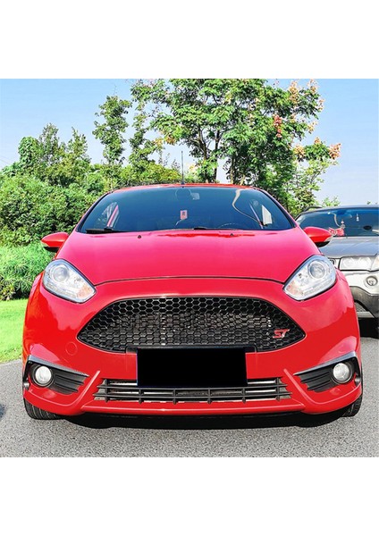 Ön Tampon Rüzgar Bıçağı Dekorasyon Sis Lambası Kapak Şeritleri Ford Fiesta St Mk7 Mk7.5 2012-2017 Siyah (Yurt Dışından) modelleri