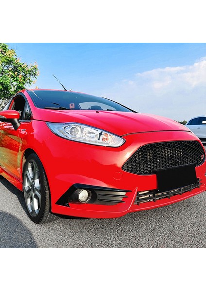 Ön Tampon Rüzgar Bıçağı Dekorasyon Sis Lambası Kapak Şeritleri Ford Fiesta St Mk7 Mk7.5 2012-2017 Siyah (Yurt Dışından) fırsatları