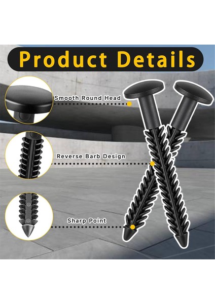 Dışarıdaki Pencere Için Vinil Deklanşör Bağlantı Elemanları, Plastik Deklanşör Vidaları Dış Pencere Deklanşör Pimi Pegs 26PCS (Yurt Dışından) fırsatları