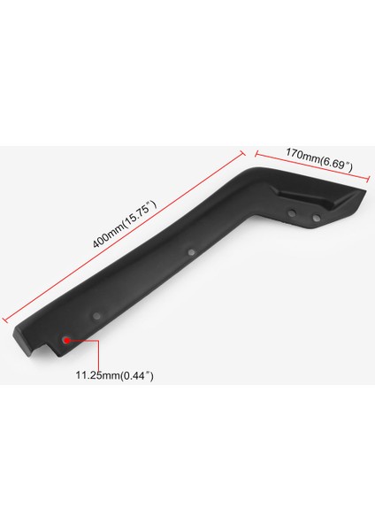 2015-2016 Subaru Impreza Wrx Stı Tarzı Arka Spat Valance Dudak Poli Bk Araç Aksesuarları (Yurt Dışından) indirimleri