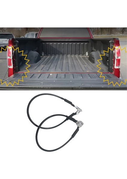 Araba Arka Bagaj Kapağı Kabloları E3TZ943052B E3TZ9943053B Ford F150 F250 F350 1983-1996 (Yurt Dışından) modelleri