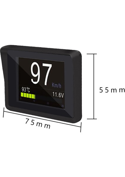 Araba Için A203 Obd2 Yerleşik Bilgisayar Araç Dijital Bilgisayar Gezisi Display Hız Yakıt Tüketimi Göstergesi Obd2 Tarayıcı (Yurt Dışından) indirimleri