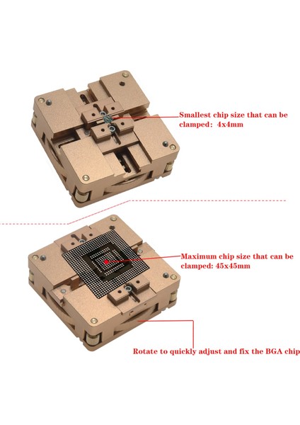 Alüminyum Alaşım Bga Reballing Istasyonu Kiti 90X90MM Bga Rebollıng Istasyonu 10/pcs Bga Universal Stalles Lehim Topları (Yurt Dışından) modelleri