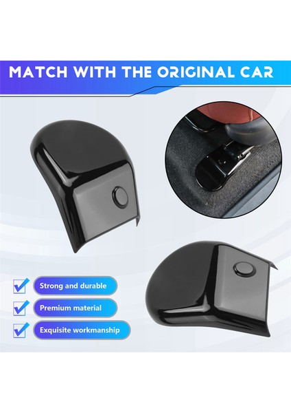 Toyota Hilux Için 2015-2021 Araba Koltuğu Ayarlama Kuşağı Kapak Trim Araba Stil (Yurt Dışından) indirimleri