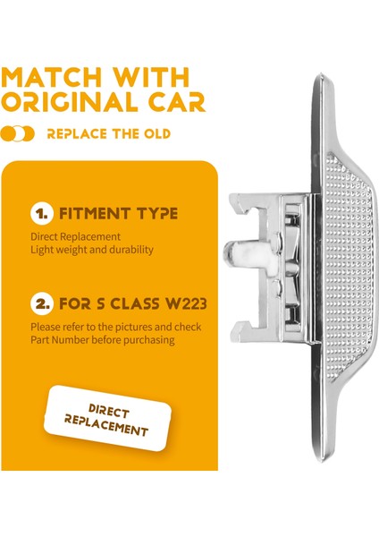 Araba Gösterge Tablosu Klima Havalandırma Kürek Ayarlama Kürek Mercedes Benz S Sınıfı W223 Hava Çıkış Klipsleri Sekmesi Onarım (Yurt Dışından) indirimleri