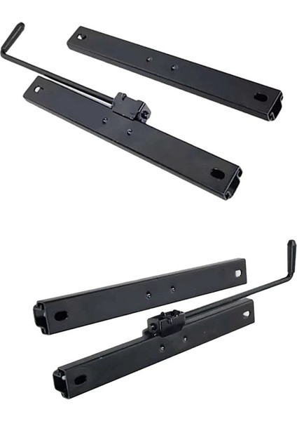 Tek Kilitli Koltuk Slayt Ray Yüksek Mukavemetli Ayarlanabilir Koltuk Slayt Ray Montaj Kiti Yükleyici Forklift Traktör B (Yurt Dışından)