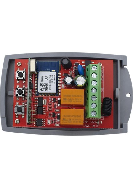 Wifi Akıllı Kapı Uzaktan Kumanda Anahtarı Evrensel 433MHZ Garaj Kapısı Alıcı 2ch Röle Modülü Çalışma 85-250V (Yurt Dışından)
