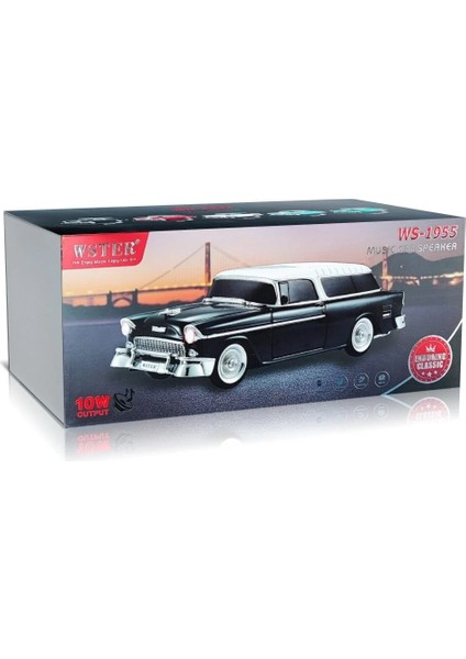 Chevrolet WS-1955BT Belair 1955 Model Bluetooth Hoparlör (4172) fırsatları