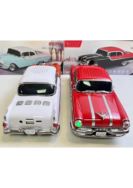 Chevrolet WS-1955BT Belair 1955 Model Bluetooth Hoparlör (4172) indirimleri