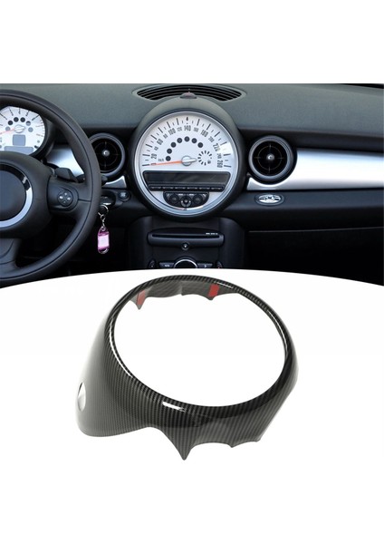 Araba Merkezi Konsol Hız Göstergesi Kapak Döşeme Gösterge Tablosu Enstrüman Çerçevesi Mini Cooper R54 R55 R56 R60 (Yurt Dışından) fiyatları