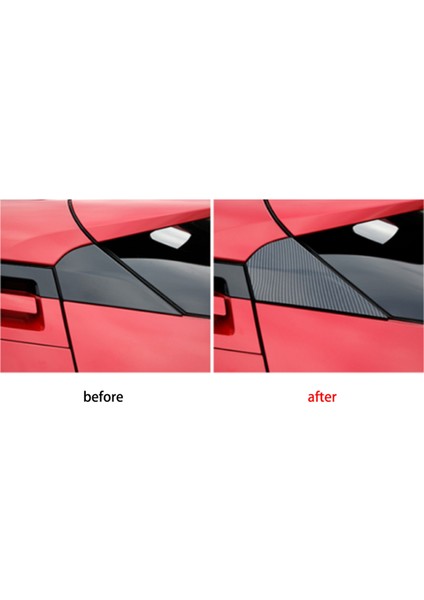 Toyota C-Hr Chr 2016-2018 Için Araba Karbon Fiber Renkli Arka Cam Spoyler Üçlü Köşeli Kapak (Yurt Dışından) indirimleri