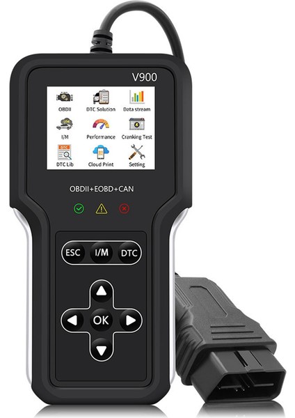 Arıza Kodu Temizle Teşhis Araçları V900 Obd Iı Eobd Tarayıcı Araba Obd2 Kod Okuyucu Motor Sistemi Pil Test Cihazı (Yurt Dışından)
