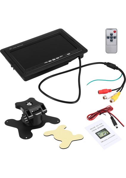 Mini Tv 7 Inç Hd Monitör 800X480 Taşınabilir Araba LCD Dvd/cmmb&#39;de Yolcu Otomobil Kamyonları Için Iki Giriş (Yurt Dışından)