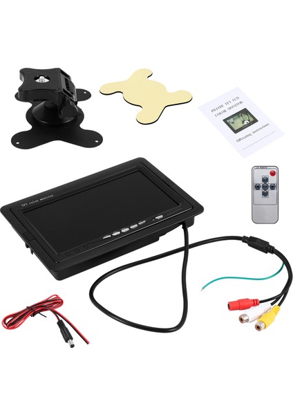 Mini Tv 7 Inç Hd Monitör 800X480 Taşınabilir Araba LCD Dvd/cmmb&#39;de Yolcu Otomobil Kamyonları Için Iki Giriş (Yurt Dışından) fiyatları