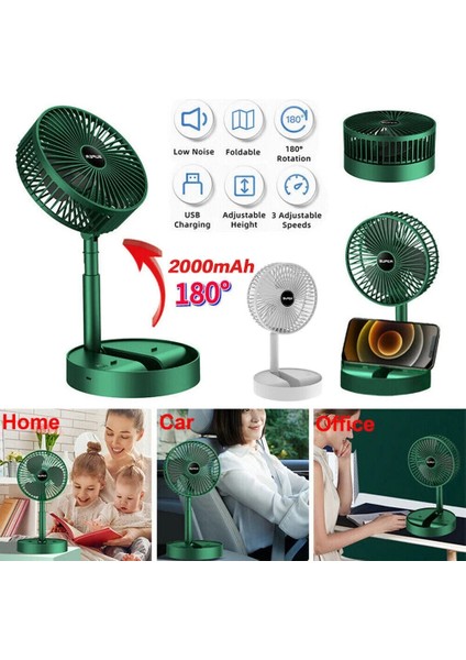 Şarjlı Masaüstü Fan USB Şarjlı Mini Fan (4172) modelleri
