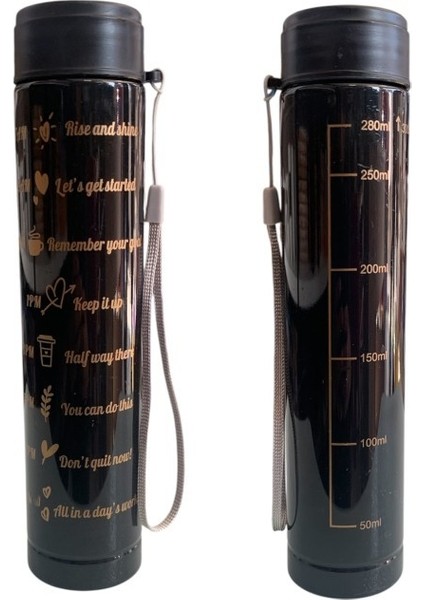 Siyah, 3’lü Set - Sticker’lı Pipetli Matara Seti - 2000ML,900ML,300ML fırsatları