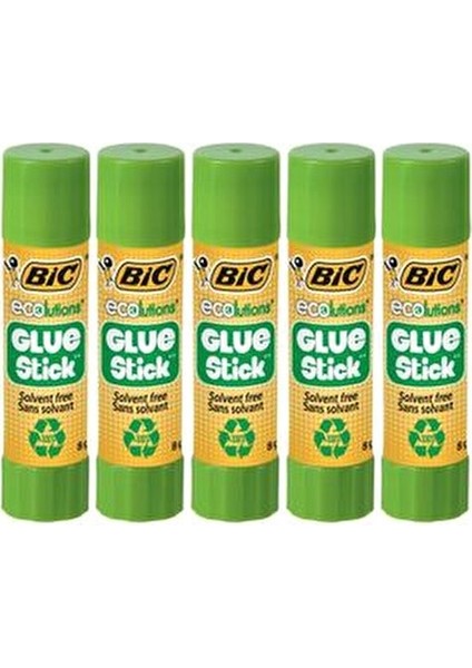 Eco Glue Stick 8 gr 5 Adet Kağıt Yapıştırıcı Solventsiz Yeşil Renk fiyatları