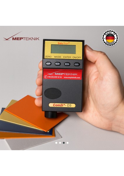 Boya Ölçüm Cihazı | Boya Kalınlık Ölçüm Cihazı | Kaplama Kalınlık Ölçer | Dijital Ölçüm Aleti | Salutron D3 Combi | Fe/NFe | 0–3500µm | Sabit Prob | Metal Yüzeyler indirimleri