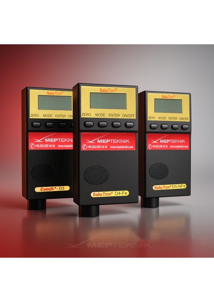 Boya Ölçüm Cihazı | Boya Kalınlık Ölçüm Cihazı | Kaplama Kalınlık Ölçer | Dijital Ölçüm Aleti | Salutron D3 Combi | Fe/NFe | 0–3500µm | Sabit Prob | Metal Yüzeyler